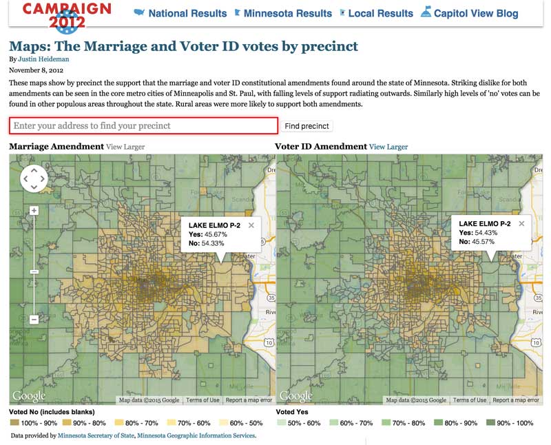 comparison maps screenshot